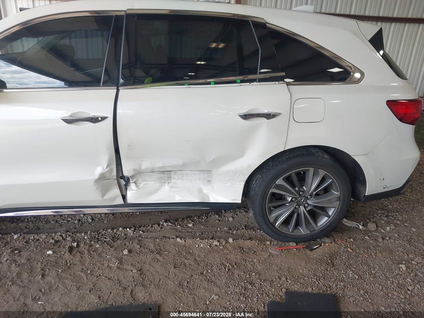2017 Acura Mdx VIN 5J8YD4H32HL007007 IAAI salvage auction — LEFT SIDE, Salvage Title, sold $6,000 on 2026-09-06 (photo 6)