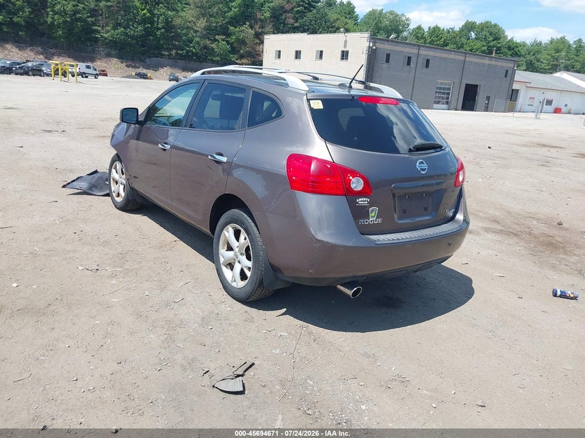 2010 Nissan Rogue VIN JN8AS5MV2AW609188 IAAI salvage auction — LEFT FRONT, Clear (Massachusetts), sold $425 on 2026-07-31 (photo 3)