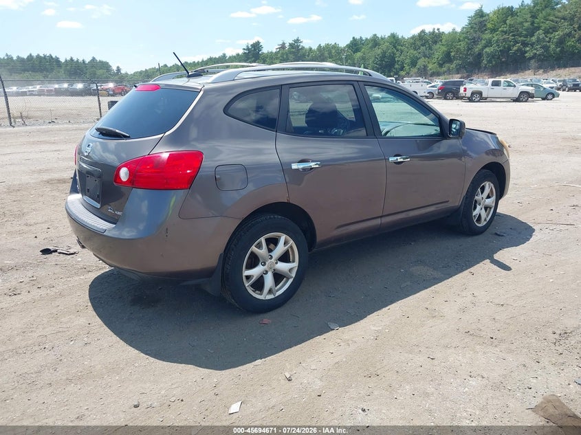2010 Nissan Rogue VIN JN8AS5MV2AW609188 IAAI salvage auction — LEFT FRONT, Clear (Massachusetts), sold $425 on 2026-07-31 (photo 4)