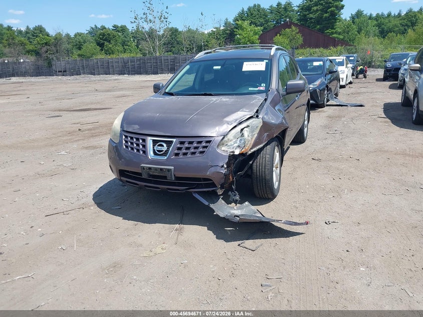 2010 Nissan Rogue VIN JN8AS5MV2AW609188 IAAI salvage auction — LEFT FRONT, Clear (Massachusetts), sold $425 on 2026-07-31 (photo 6)