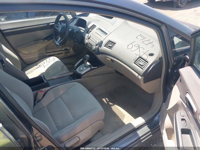 2009 Honda Civic hybrid VIN JHMFA36239S003251 IAAI salvage auction — NORMAL WEAR, Clear (Virginia), sold $50 on 2026-07-28 (photo 5)
