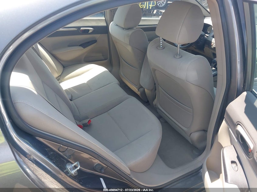2009 Honda Civic hybrid VIN JHMFA36239S003251 IAAI salvage auction — NORMAL WEAR, Clear (Virginia), sold $50 on 2026-07-28 (photo 8)