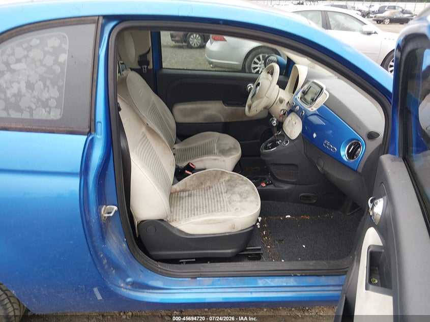 2018 Fiat 500 VIN 3C3CFFKH5JT425739 IAAI salvage auction — HAIL, Salvage Title, sold $2,700 on 2026-09-10 (photo 5)