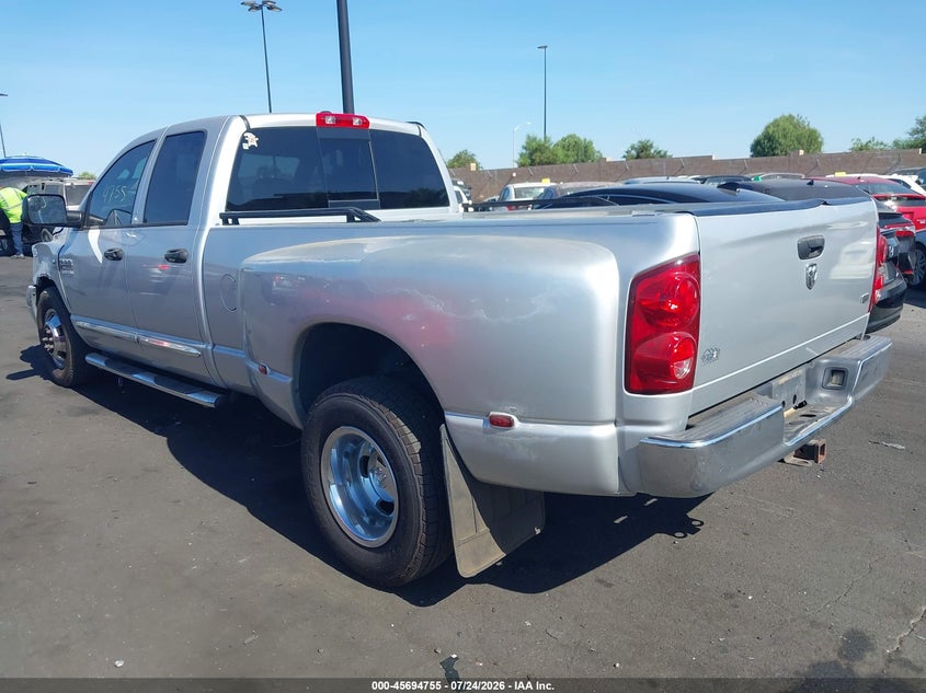 2007 Dodge Ram 3500 VIN 3D7ML48C97G721928 IAAI salvage auction — SIDE, Salvage Certificate (California), sold $7,100 on 2026-07-31 (photo 3)