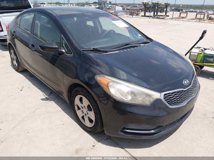 2015 Kia Forte VIN KNAFK4A62F5408068 IAAI salvage auction — NORMAL WEAR, Original (Texas), sold $400 on 2026-07-28 (photo 1)