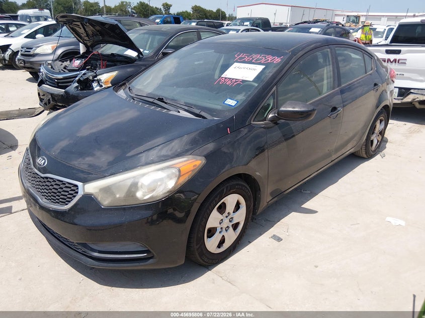 2015 Kia Forte VIN KNAFK4A62F5408068 IAAI salvage auction — NORMAL WEAR, Original (Texas), sold $400 on 2026-07-28 (photo 2)