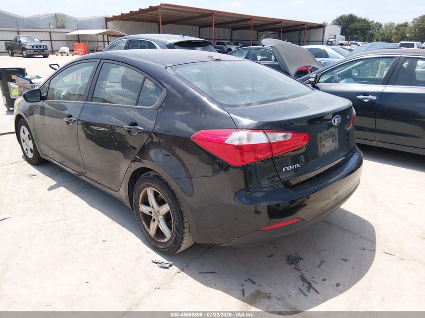 2015 Kia Forte VIN KNAFK4A62F5408068 IAAI salvage auction — NORMAL WEAR, Original (Texas), sold $400 on 2026-07-28 (photo 3)