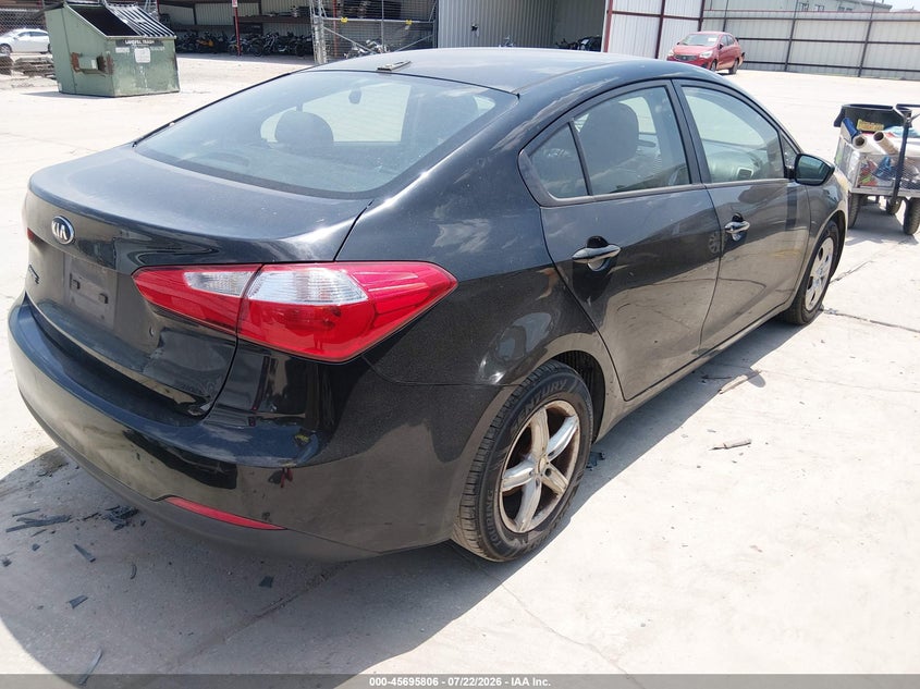 2015 Kia Forte VIN KNAFK4A62F5408068 IAAI salvage auction — NORMAL WEAR, Original (Texas), sold $400 on 2026-07-28 (photo 4)
