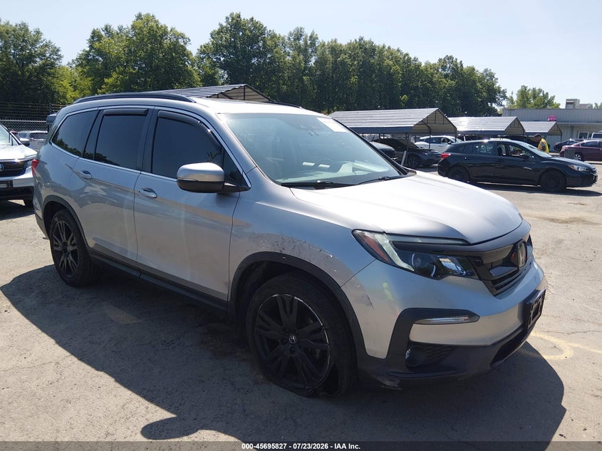 2021 Honda Pilot VIN 5FNYF6H21MB064999 IAAI salvage auction — SIDE, Wait Title, sold $12,400 on 2026-09-03 (photo 1)