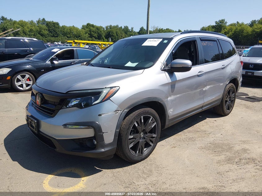 2021 Honda Pilot VIN 5FNYF6H21MB064999 IAAI salvage auction — SIDE, Wait Title, sold $12,400 on 2026-09-03 (photo 2)
