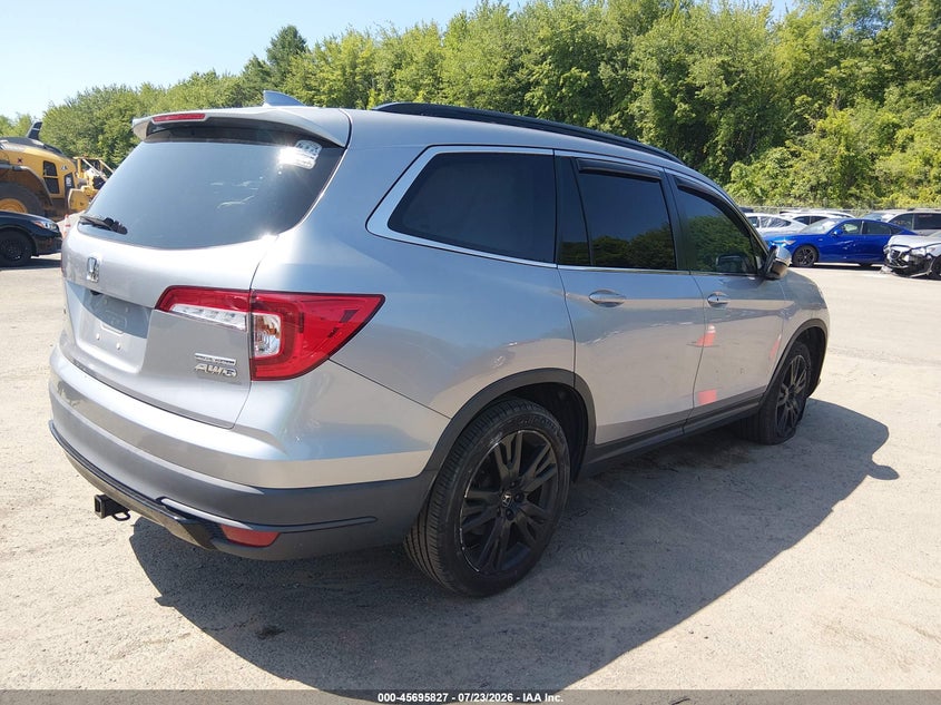 2021 Honda Pilot VIN 5FNYF6H21MB064999 IAAI salvage auction — SIDE, Wait Title, sold $12,400 on 2026-09-03 (photo 4)