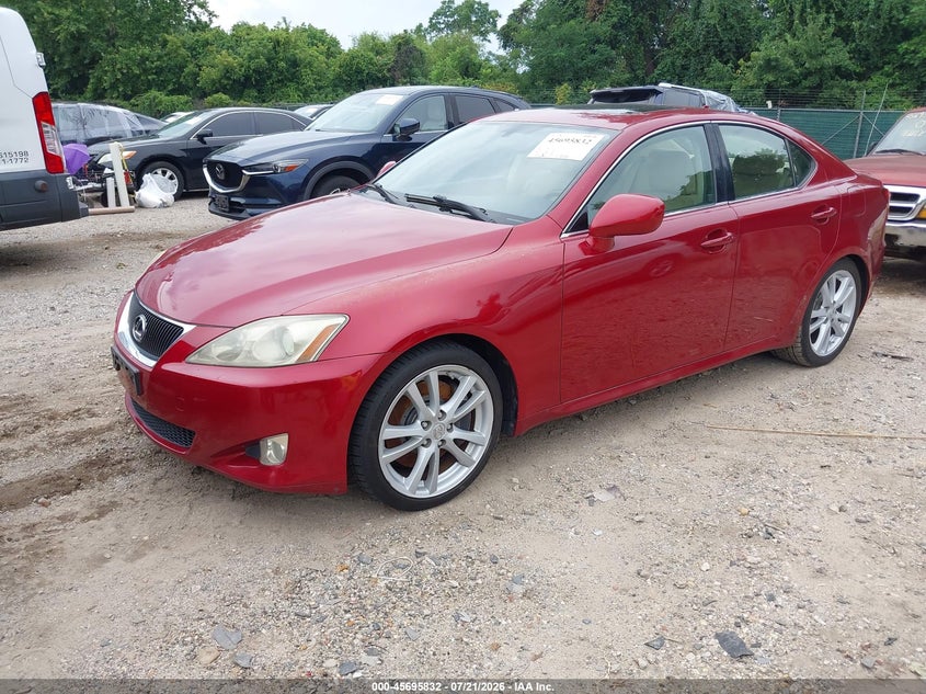2007 Lexus Is 350 VIN JTHBE262672008079 IAAI salvage auction — NORMAL WEAR, Clear (Maryland), sold $25 on 2026-07-23 (photo 2)