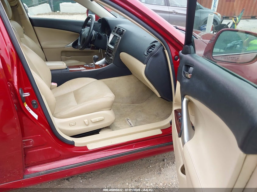 2007 Lexus Is 350 VIN JTHBE262672008079 IAAI salvage auction — NORMAL WEAR, Clear (Maryland), sold $25 on 2026-07-23 (photo 5)