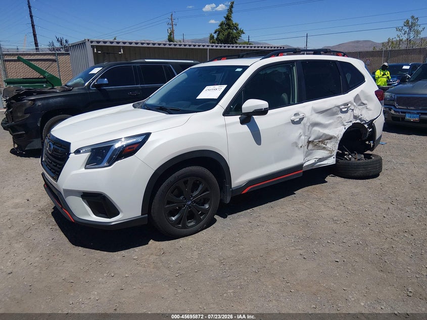 2022 Subaru Forester VIN JF2SKAJC9NH407620 IAAI salvage auction — SIDE, Salvage (Nevada), sold $7,100 on 2026-09-25 (photo 2)