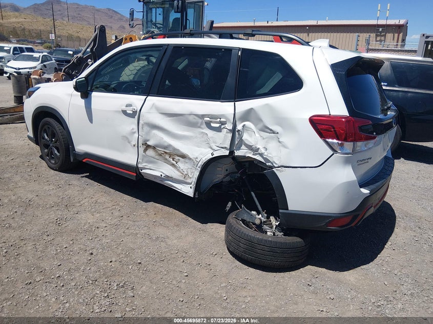 2022 Subaru Forester VIN JF2SKAJC9NH407620 IAAI salvage auction — SIDE, Salvage (Nevada), sold $7,100 on 2026-09-25 (photo 3)