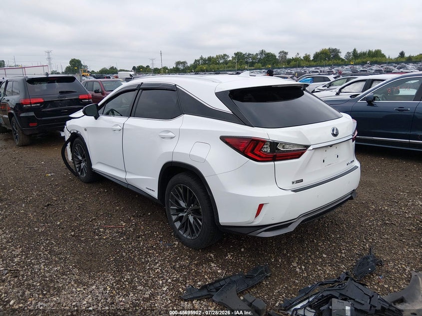 2017 Lexus Rx VIN 2T2BGMCA1HC012753 IAAI salvage auction — FRONT END, Salvage (Illinois), sold $12,400 on 2026-09-11 (photo 3)