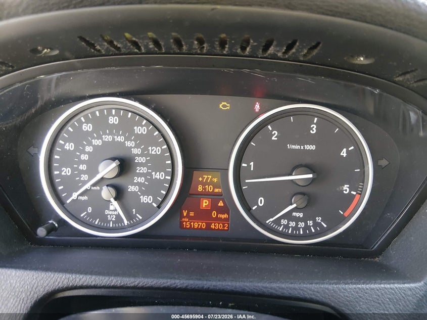 2011 BMW X5 VIN 5UXZW0C53BL659476 IAAI salvage auction — NORMAL WEAR, Salvage (Arkansas), sold $2,050 on 2026-07-30 (photo 7)