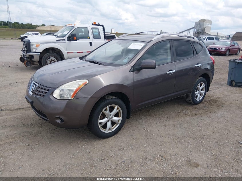 2010 Nissan Rogue VIN JN8AS5MV1AW605956 IAAI salvage auction — NORMAL WEAR, Clear (Illinois), sold $575 on 2026-07-29 (photo 2)