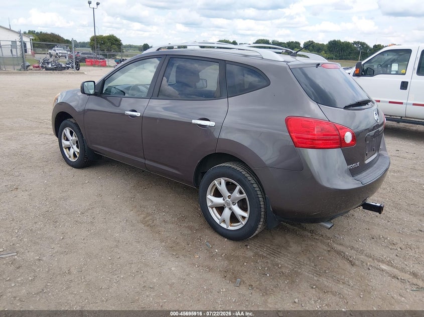 2010 Nissan Rogue VIN JN8AS5MV1AW605956 IAAI salvage auction — NORMAL WEAR, Clear (Illinois), sold $575 on 2026-07-29 (photo 3)