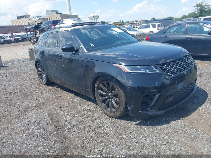 2019 Land rover Range rover velar VIN SALYL2FV5KA225710 IAAI salvage auction — WATER/FLOOD, Clear (New York), sold $2,050 on 2026-07-29 (photo 1)