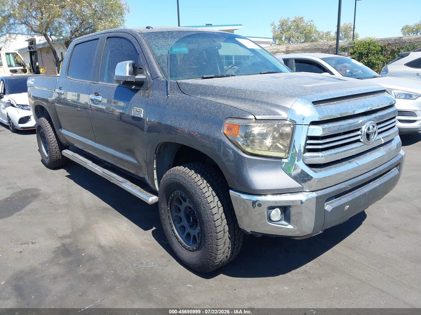 2017 Toyota Tundra VIN 5TFAY5F1XHX606189 IAAI salvage auction — THEFT, Wait Title, sold $14,000 on 2026-08-02 (photo 1)