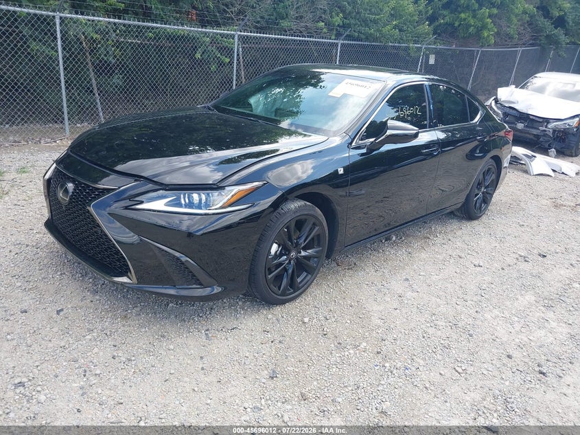 2025 Lexus ES VIN 58AJZ1B13SU197011 IAAI salvage auction — RIGHT SIDE, Salvage Title, sold $23,525 on 2026-08-26 (photo 2)