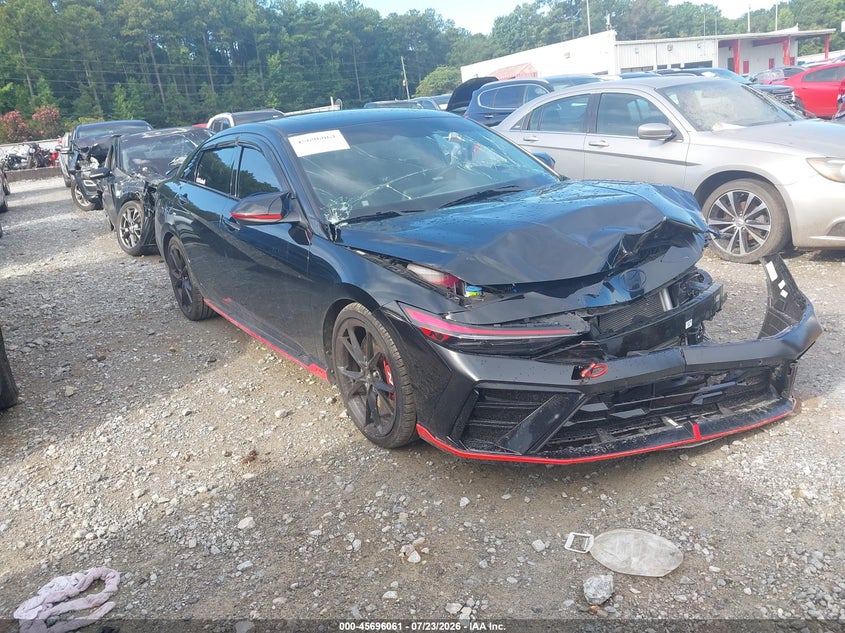 2025 Hyundai Elantra n VIN KMHLW4DK9SU033665 — IAAI salvage auction photo
