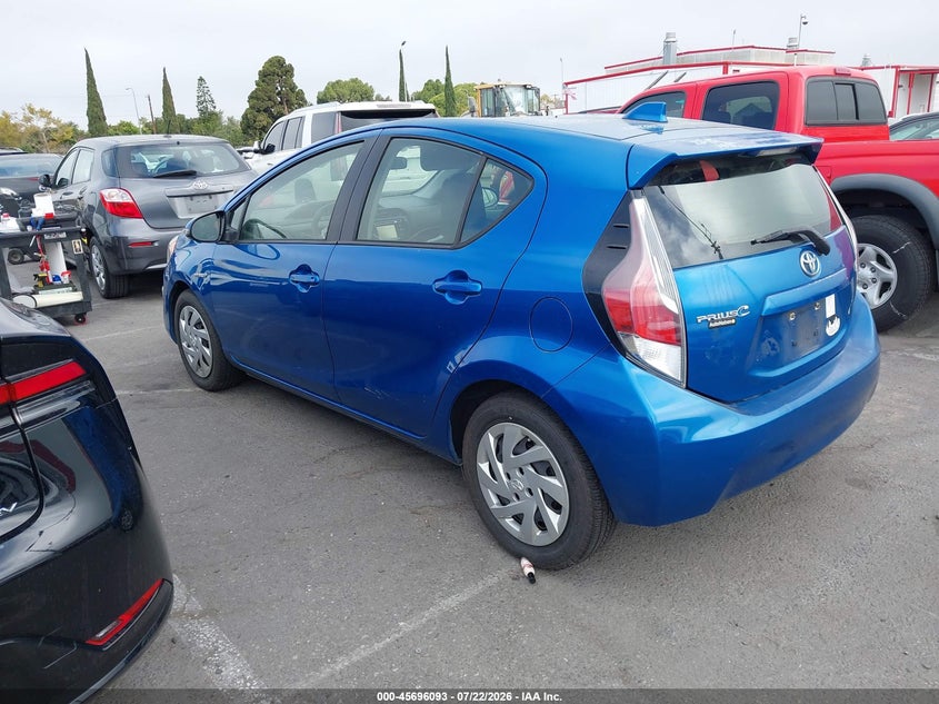 2015 Toyota Prius c VIN JTDKDTB32F1090311 IAAI salvage auction — NORMAL WEAR, Clear - Dealer Only (California), sold $25 on 2026-07-23 (photo 3)