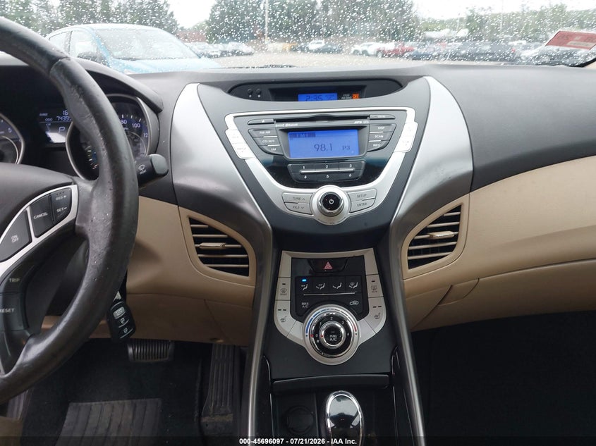 2012 Hyundai Elantra VIN KMHDH4AE9CU432753 IAAI salvage auction — NORMAL WEAR, Clear (Rhode Island), sold $1,450 on 2026-07-28 (photo 6)