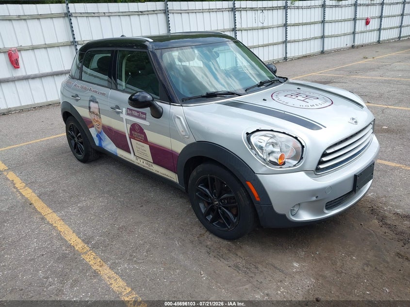 2012 Mini VIN WMWZB3C57CWM06608 IAAI salvage auction — NORMAL WEAR, Clear (Michigan), sold $25 on 2026-07-27 (photo 1)