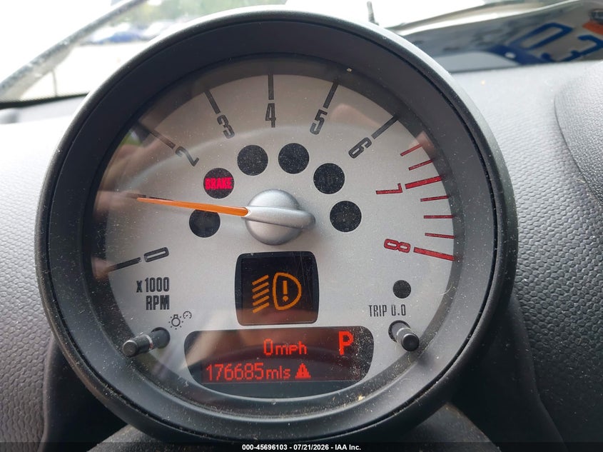 2012 Mini VIN WMWZB3C57CWM06608 IAAI salvage auction — NORMAL WEAR, Clear (Michigan), sold $25 on 2026-07-27 (photo 7)
