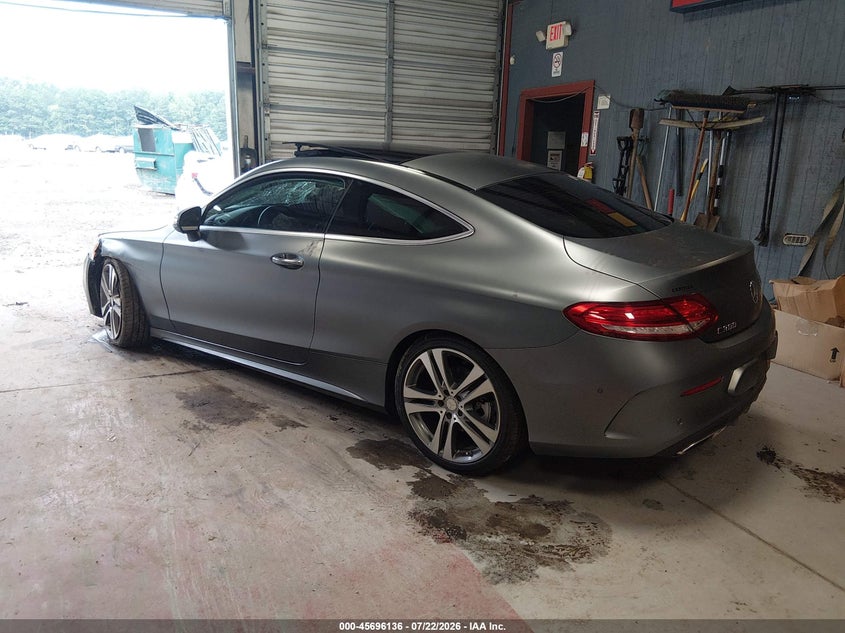 2017 Mercedes-benz C-klasse VIN WDDWJ4JB4HF342273 IAAI salvage auction — FRONT END, Salvage Title, sold $2,950 on 2026-08-19 (photo 3)