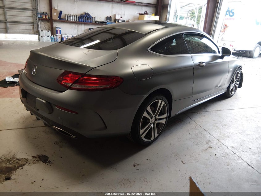 2017 Mercedes-benz C-klasse VIN WDDWJ4JB4HF342273 IAAI salvage auction — FRONT END, Salvage Title, sold $2,950 on 2026-08-19 (photo 4)