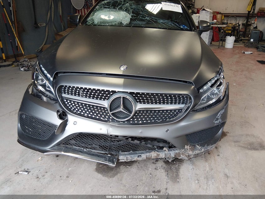 2017 Mercedes-benz C-klasse VIN WDDWJ4JB4HF342273 IAAI salvage auction — FRONT END, Salvage Title, sold $2,950 on 2026-08-19 (photo 6)