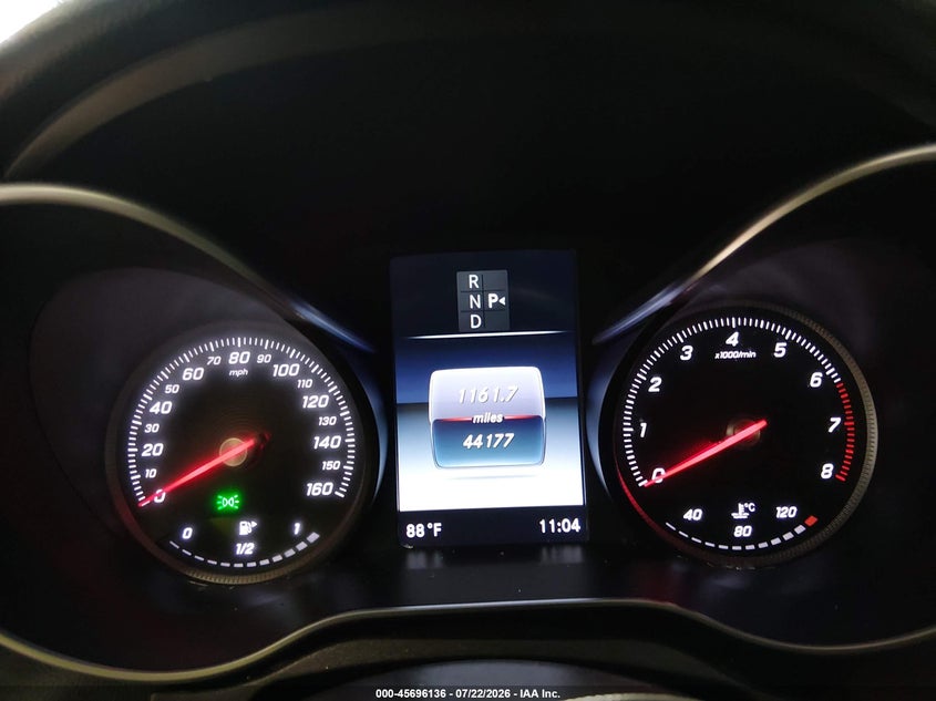 2017 Mercedes-benz C-klasse VIN WDDWJ4JB4HF342273 IAAI salvage auction — FRONT END, Salvage Title, sold $2,950 on 2026-08-19 (photo 7)