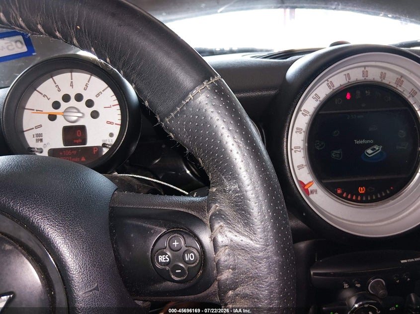 2012 Mini Cooper clubman VIN WMWZF3C55CT189419 IAAI salvage auction — NORMAL WEAR, Original (Texas), sold $600 on 2026-08-10 (photo 7)