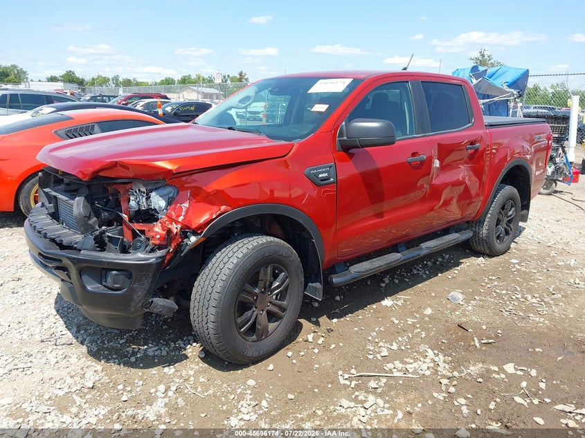 2022 Ford Ranger VIN 1FTER4FH2NLD36447 IAAI salvage auction — FRONT END, Wait Title, sold $8,700 on 2026-08-20 (photo 2)