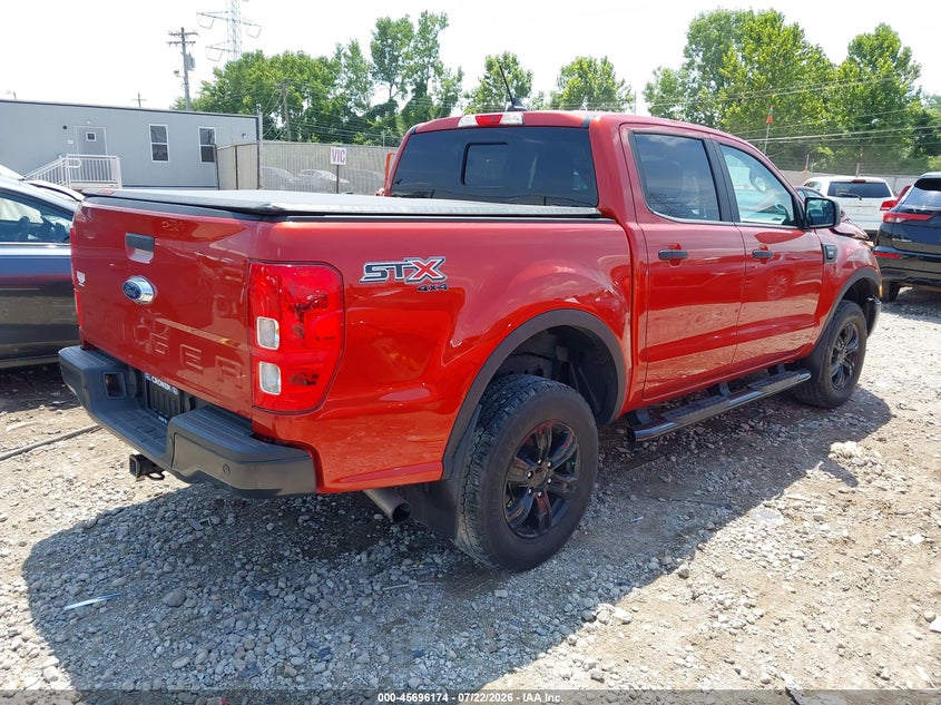 2022 Ford Ranger VIN 1FTER4FH2NLD36447 IAAI salvage auction — FRONT END, Wait Title, sold $8,700 on 2026-08-20 (photo 4)