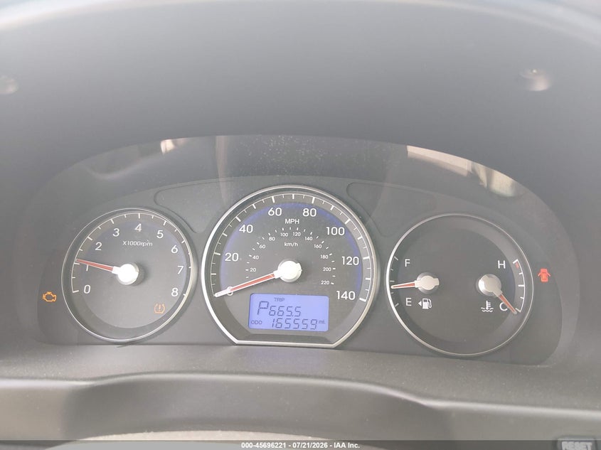 2012 Hyundai Santa fe VIN 5XYZH4AG4CG140599 IAAI salvage auction — NORMAL WEAR, Salvage Title, sold $1,000 on 2026-07-29 (photo 7)