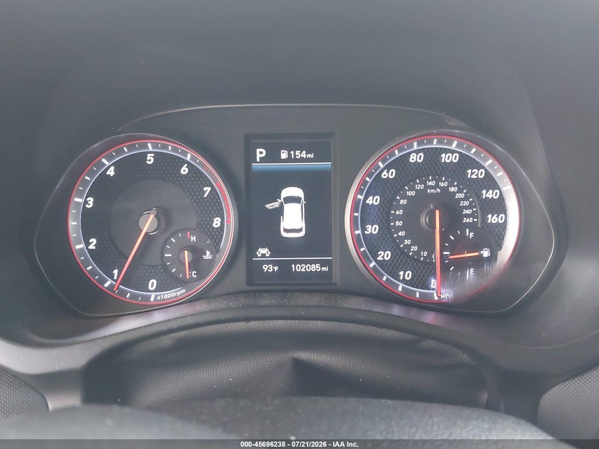 2020 Hyundai Veloster VIN KMHTH6ABXLU021424 IAAI salvage auction — NORMAL WEAR, Clear (Florida), sold $25 on 2026-07-28 (photo 7)