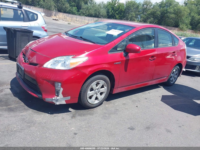 2012 Toyota Prius VIN JTDKN3DU6C5491402 IAAI salvage auction — NORMAL WEAR, Clear (Utah), sold $25 on 2026-07-30 (photo 2)