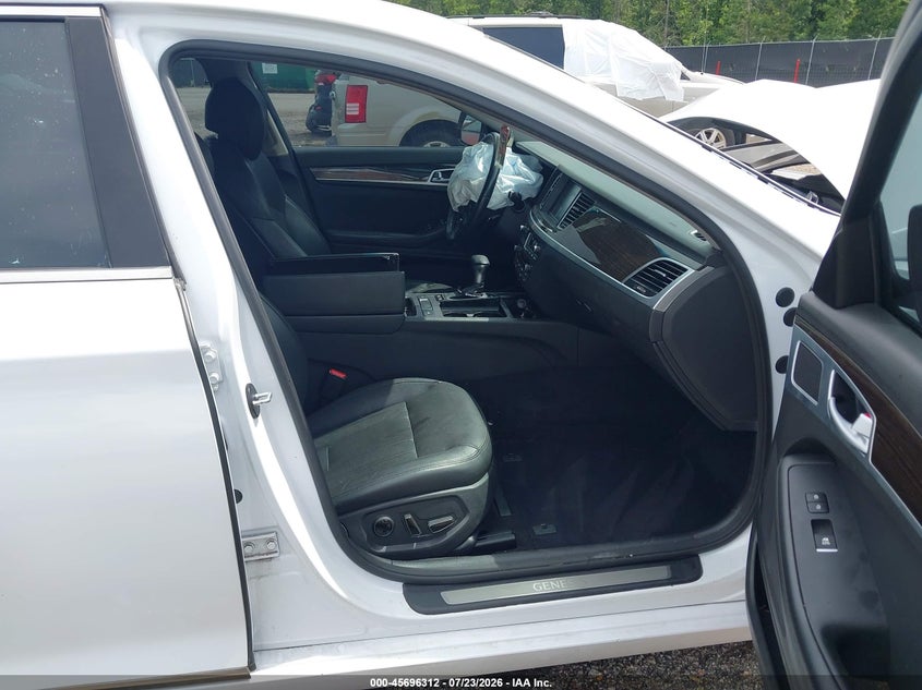2018 Genesis G80 VIN KMHGN4JE3JU285106 IAAI salvage auction — FRONT END, Salvage Title, sold $1,025 on 2026-10-03 (photo 5)