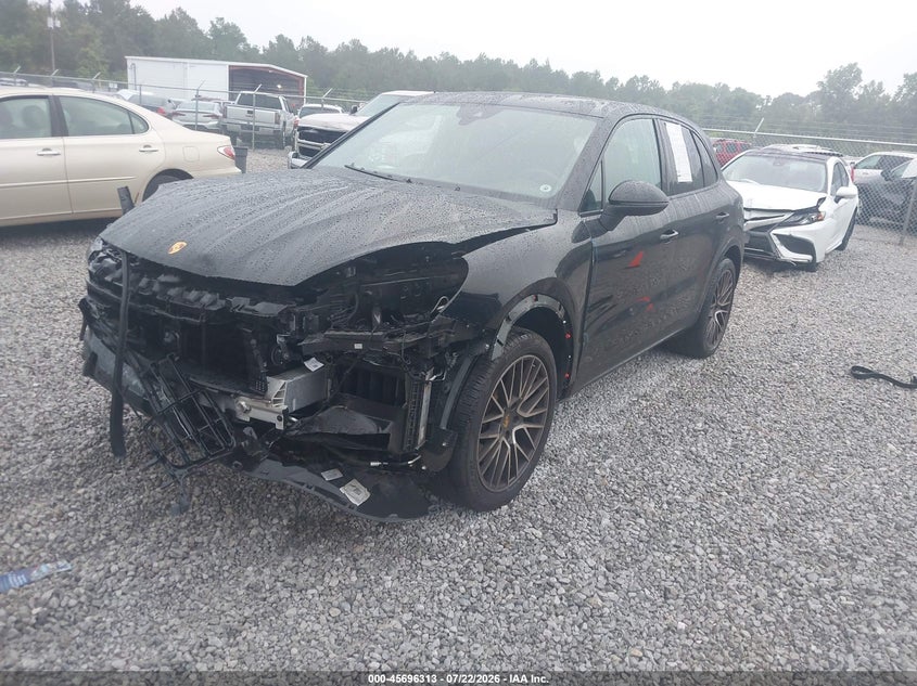 2020 Porsche Cayenne VIN WP1AB2AY9LDA27112 IAAI salvage auction — FRONT END, Rebuildable (Florida), sold $20,350 on 2026-08-06 (photo 2)