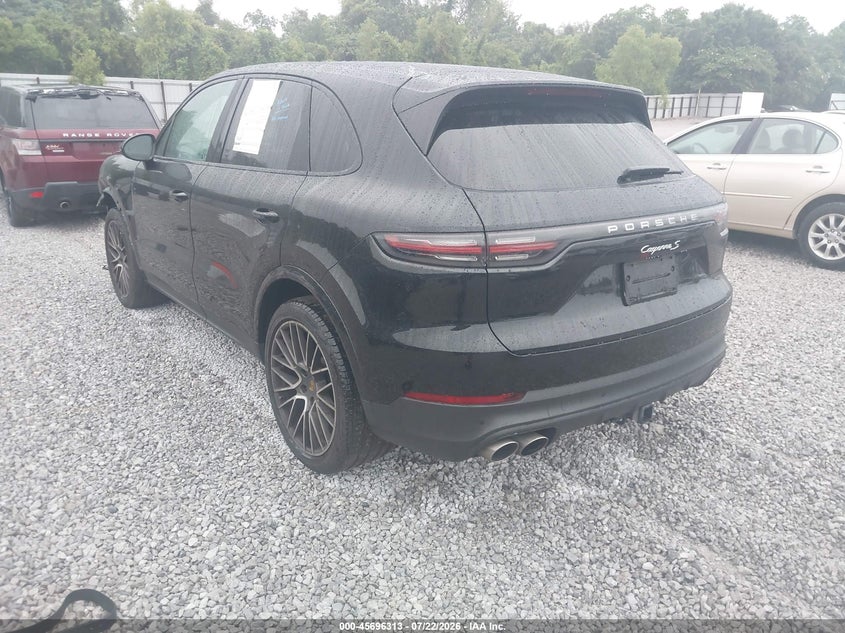 2020 Porsche Cayenne VIN WP1AB2AY9LDA27112 IAAI salvage auction — FRONT END, Rebuildable (Florida), sold $20,350 on 2026-08-06 (photo 3)