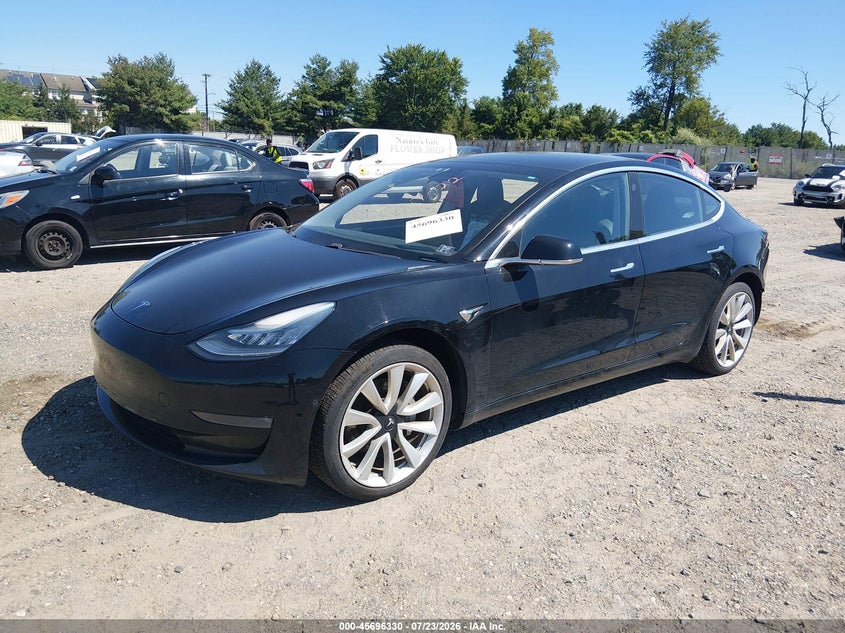 2019 Tesla Model 3 VIN 5YJ3E1EA6KF407461 IAAI salvage auction — REAR END, Salvage (Pennsylvania), sold $4,350 on 2026-08-02 (photo 2)