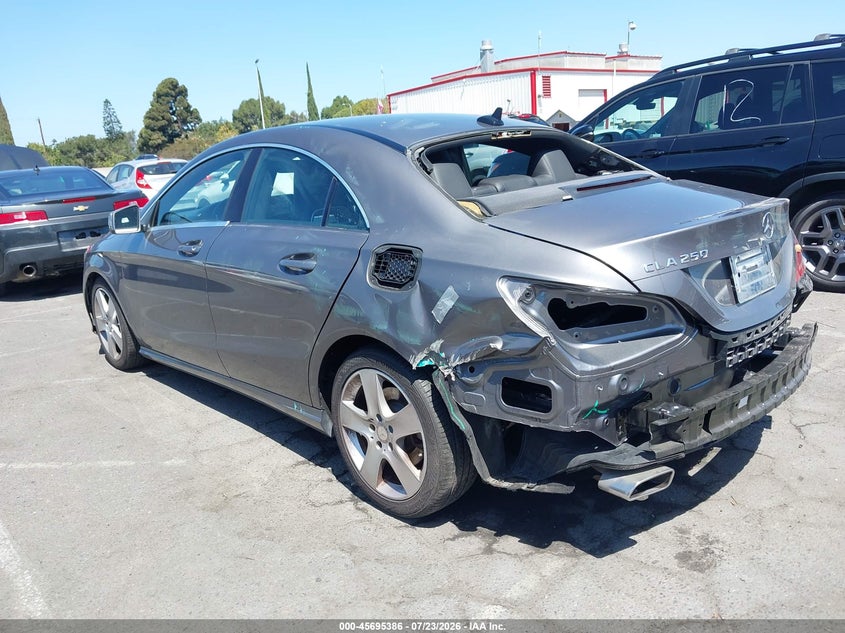 2015 Mercedes-benz Cla-klasse VIN WDDSJ4EB9FN162329 IAAI salvage auction — REAR END, Salvage Title, sold $2,325 on 2026-08-06 (photo 3)