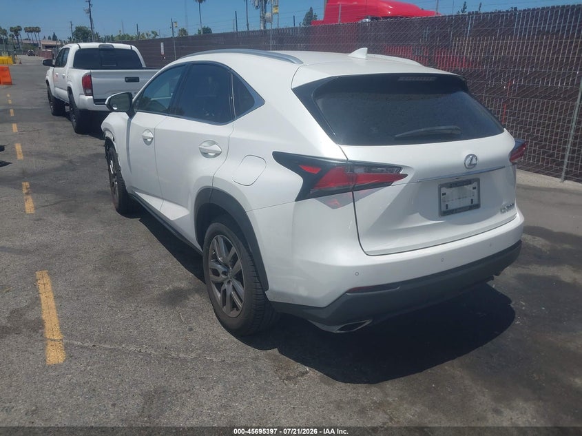 2016 Lexus Nx VIN JTJYARBZ9G2035177 IAAI salvage auction — FRONT END, Salvage (California), sold $5,100 on 2026-07-29 (photo 3)