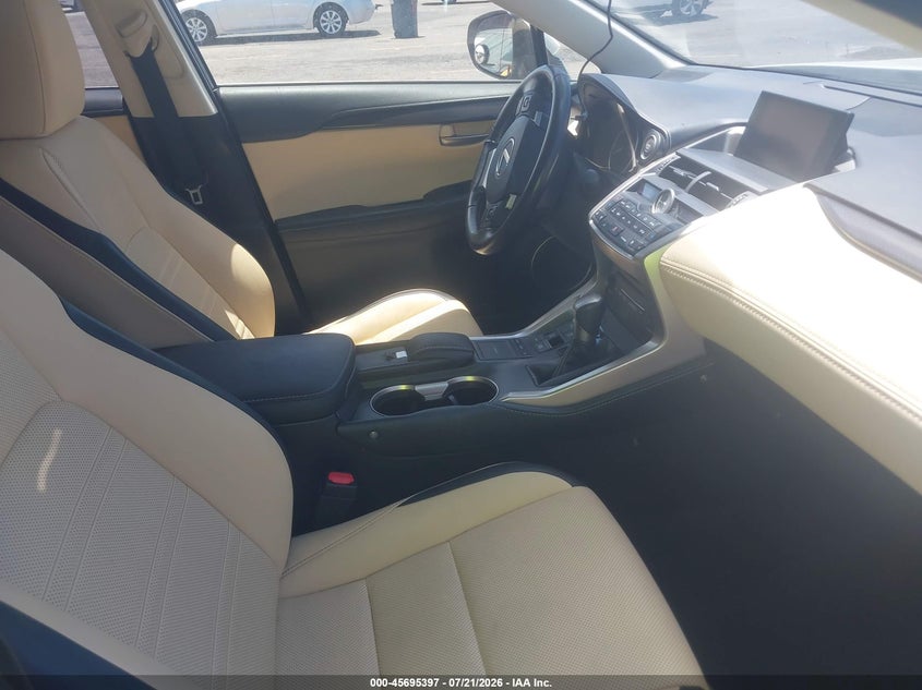 2016 Lexus Nx VIN JTJYARBZ9G2035177 IAAI salvage auction — FRONT END, Salvage (California), sold $5,100 on 2026-07-29 (photo 5)