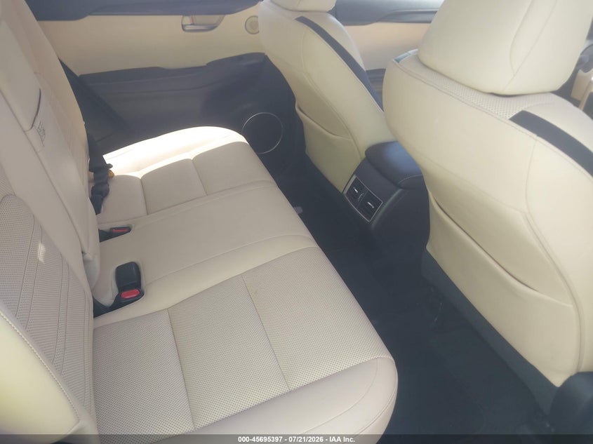 2016 Lexus Nx VIN JTJYARBZ9G2035177 IAAI salvage auction — FRONT END, Salvage (California), sold $5,100 on 2026-07-29 (photo 8)