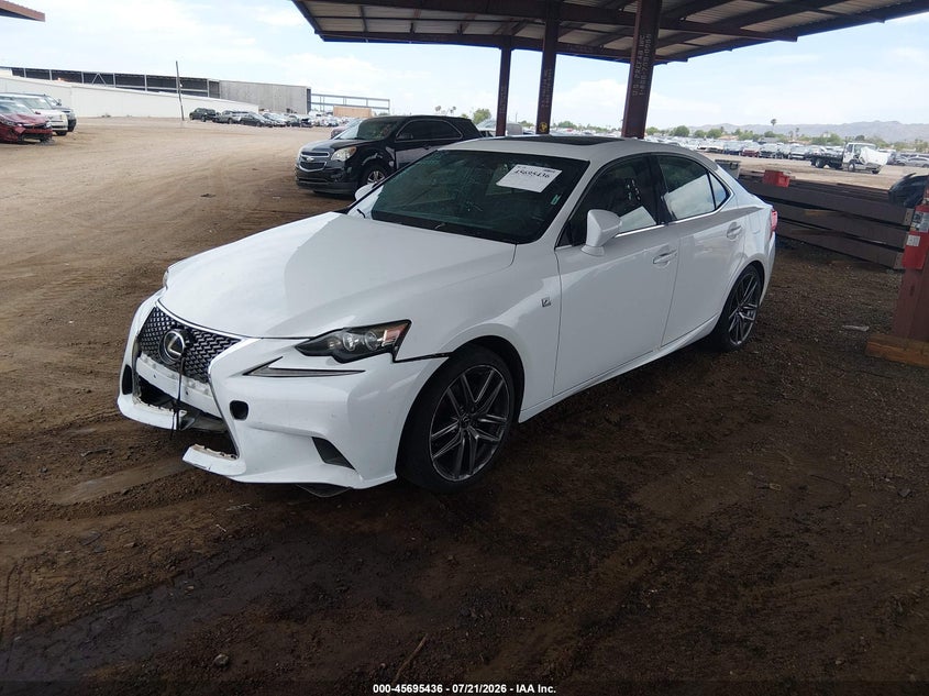 2015 Lexus Is VIN JTHBF1D29F5080174 IAAI salvage auction — NORMAL WEAR, Clear-Dealer Only (Arizona), sold $2,550 on 2026-07-28 (photo 2)